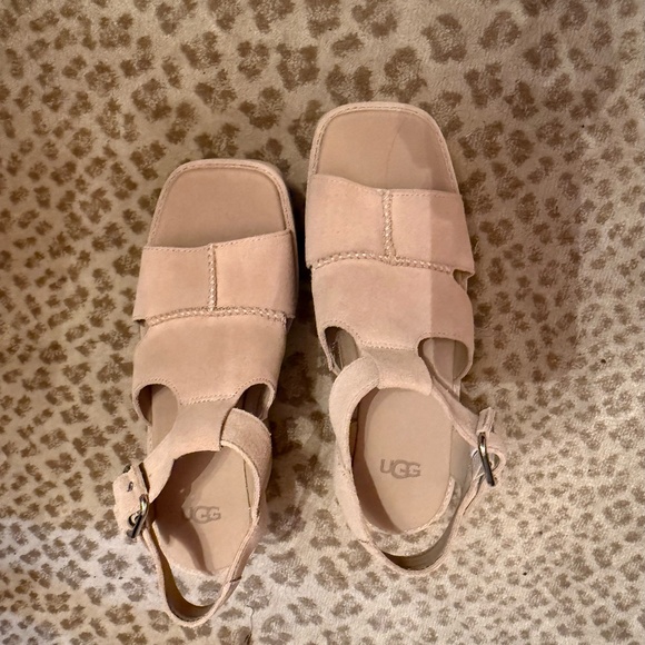 UGG sz 10 New Heights platform t strap sandals - Picture 4 of 4